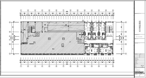 杭州精品酒店室內(nèi)裝飾工程深化設(shè)計(jì)四層平面布置圖