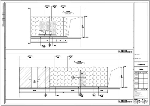 某寫字樓室內深化設計裝飾施工圖走廊立面圖90（二）