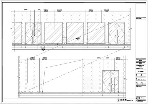 商場深化設(shè)計施工圖負(fù)一層立面圖10