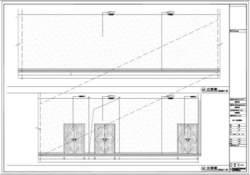 商場深化設(shè)計施工圖負(fù)一層立面圖53